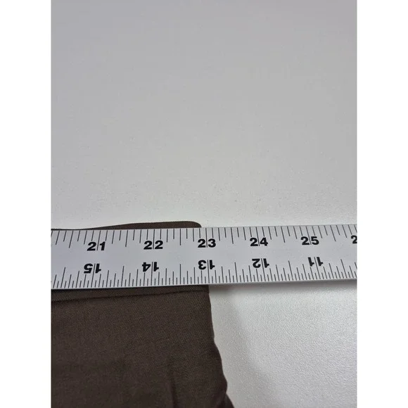 Lauren Ralph Lauren Pants Mens 46x36 Brown Wool Cashmere Pleated Dress Slacks - Picture 9 of 15